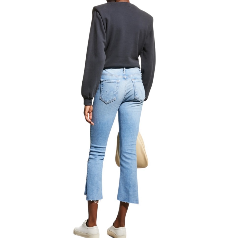 Mother Insider Crop Step Frayed Jeans - Picture 3 of 10